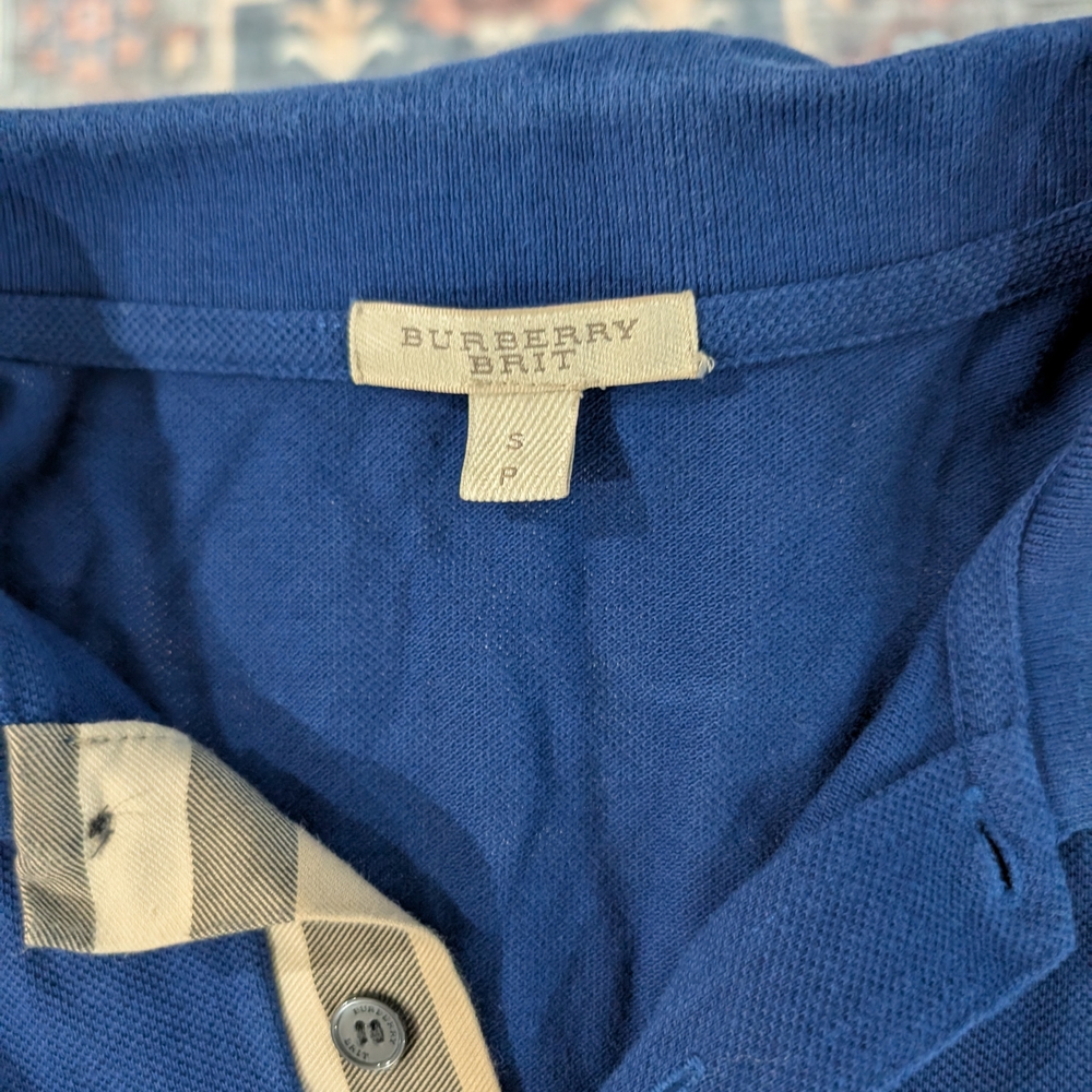 Burberry Blue Long Sleeve Shirt